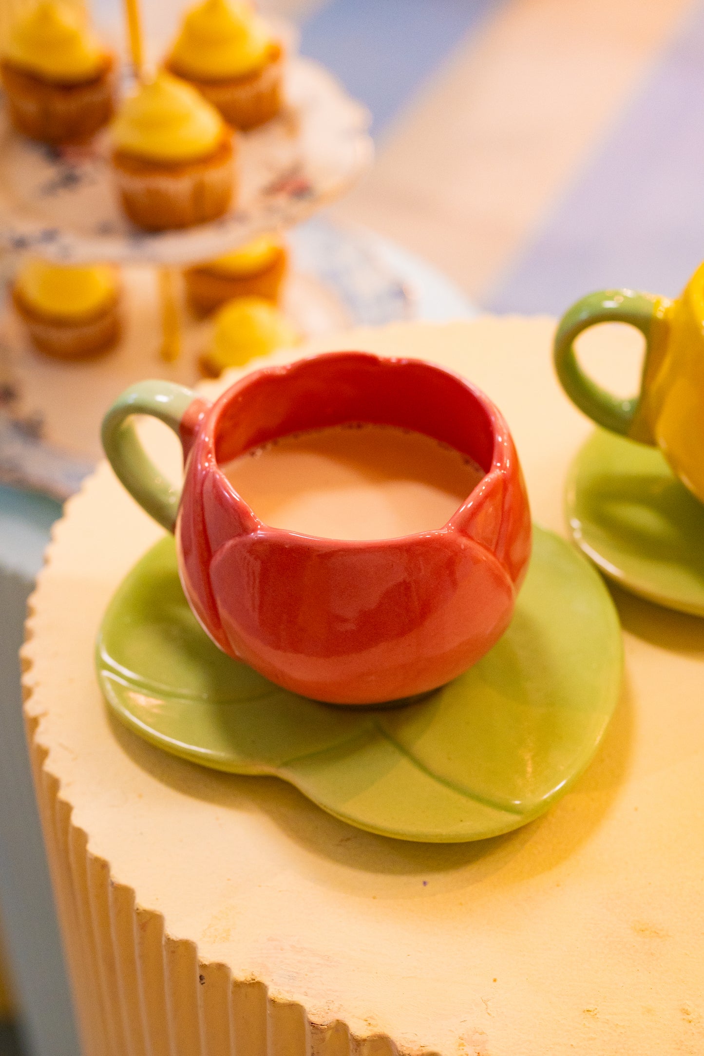 Tulip Glaze Cup & Saucer