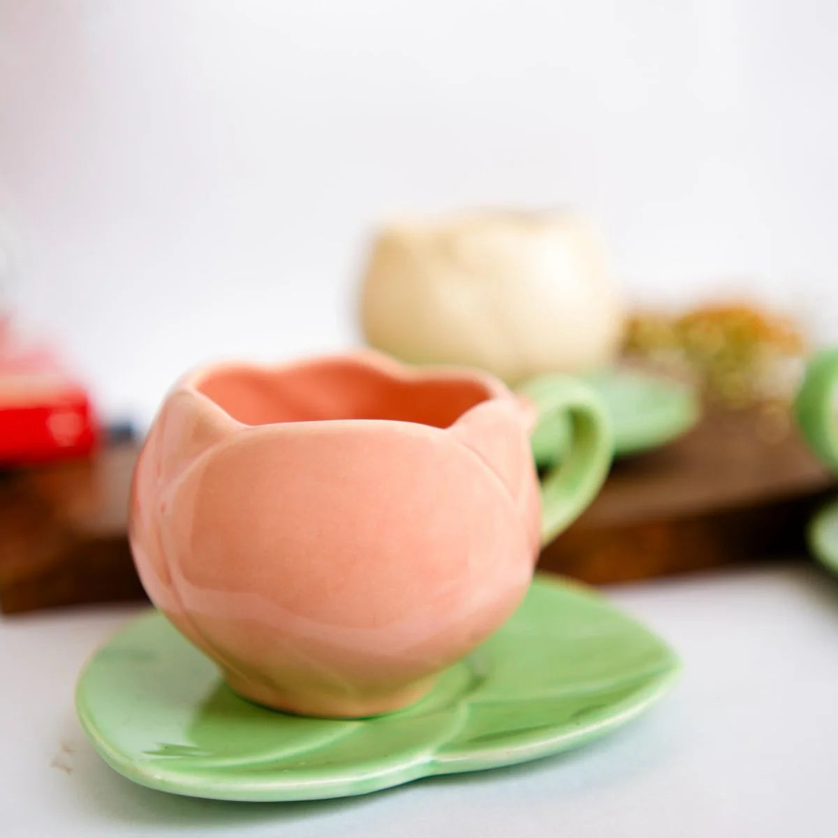 Tulip Glaze Cup & Saucer