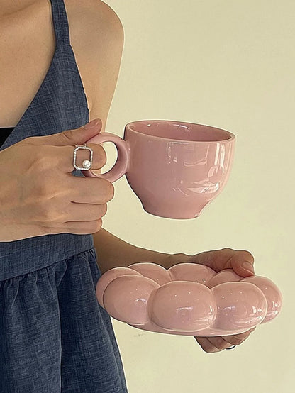 Bubble Cup & Saucer - Sunflower Set