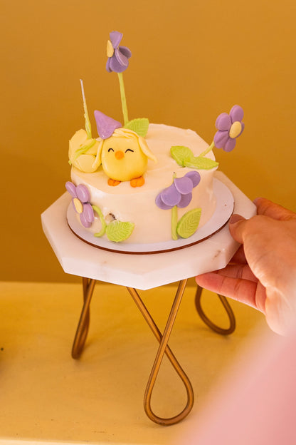 Hexa Marble Mini Cake Stand