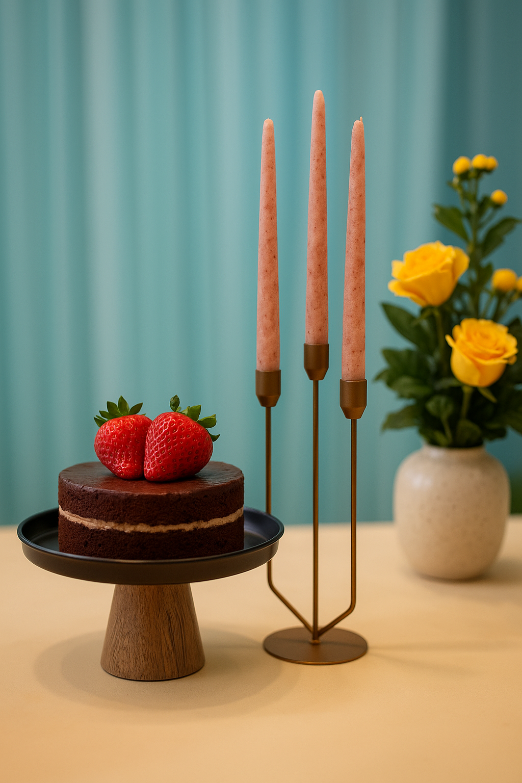 The Black pedestal | Cake Stand