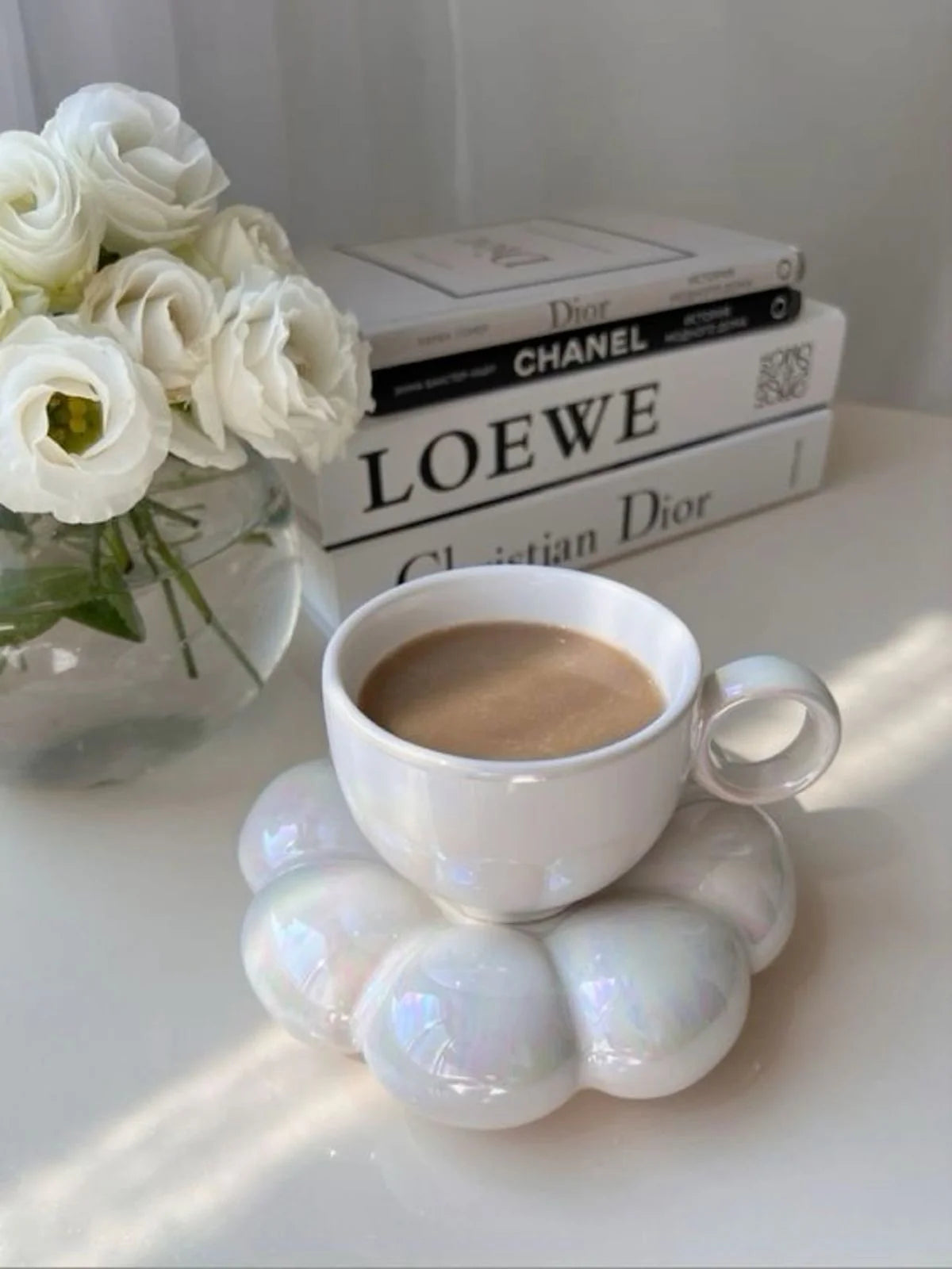 Bubble Cup & Saucer - Sunflower Set