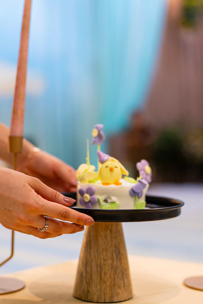 The Black pedestal | Cake Stand