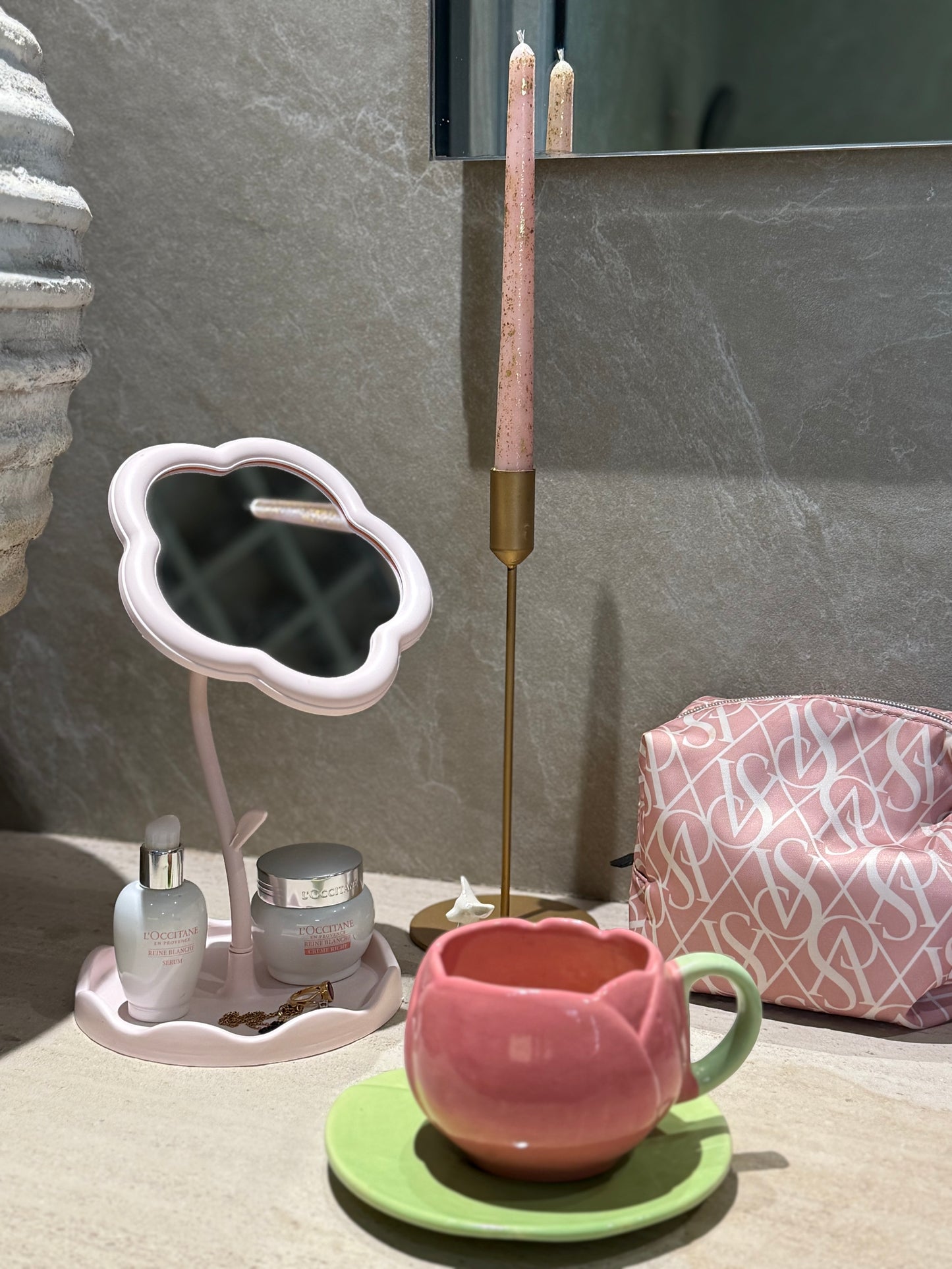 Tulip Glaze Cup & Saucer
