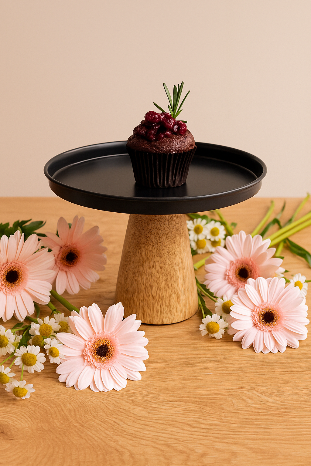 The Black pedestal | Cake Stand