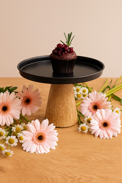 The Black pedestal | Cake Stand