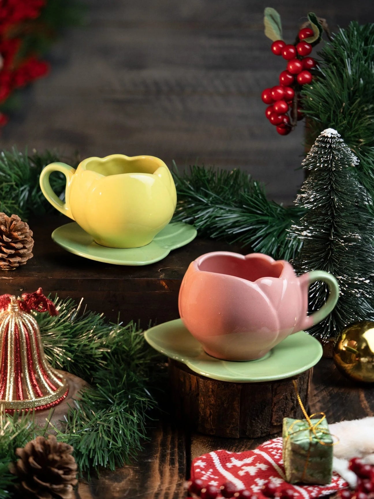 Tulip Glaze Cup & Saucer
